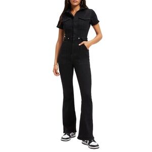 Good American Fit for Success Bootcut Jumpsuit Size XS Nwot